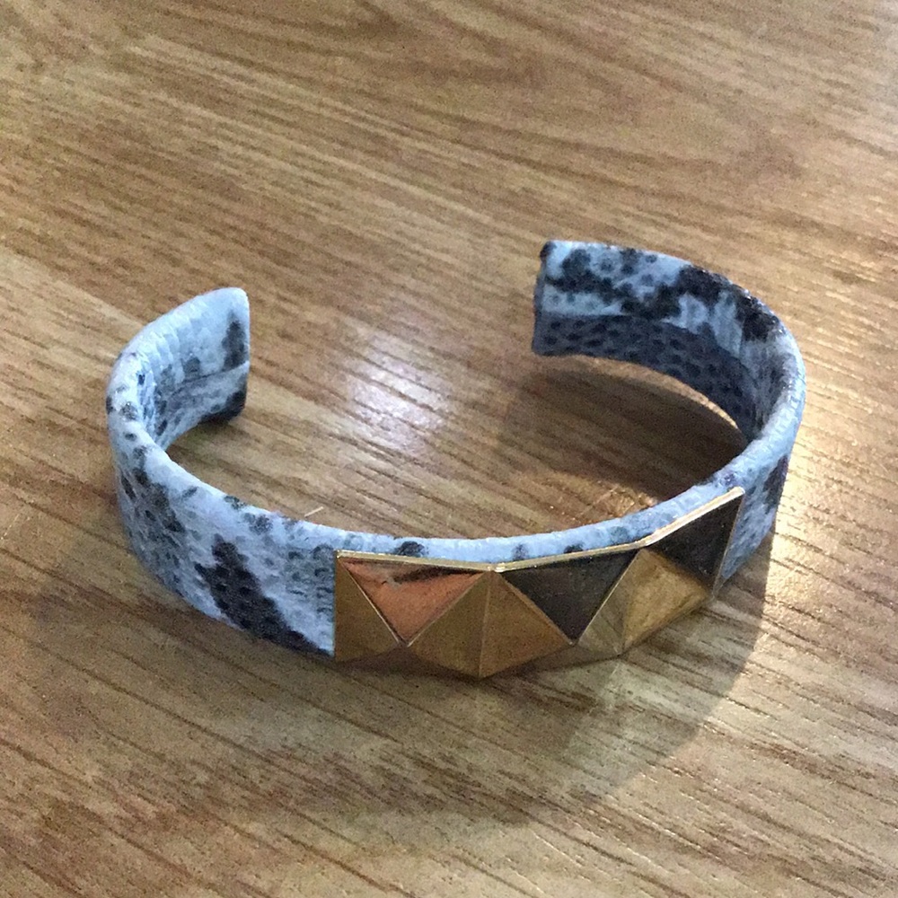 Snake skin bracelet